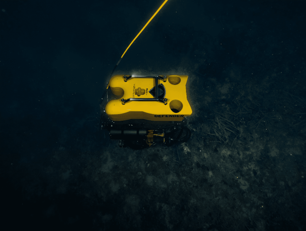 Figure 4 – ROV on the Marzamemi seafloar