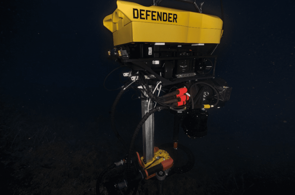 Figure 4.1 – ROV on the Marzamemi seafloar